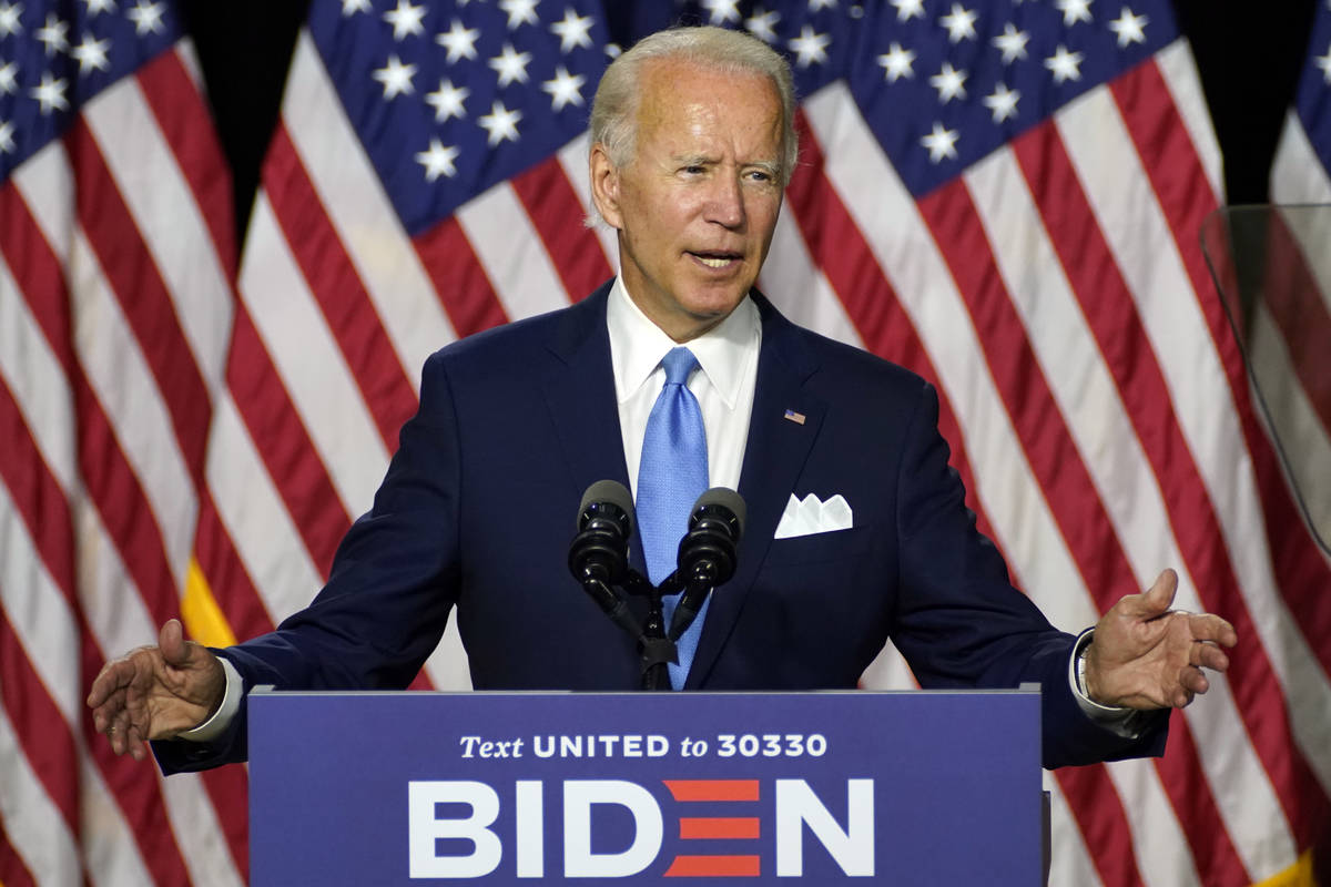 Democratic presidential candidate former Vice President Joe Biden (AP Photo/Carolyn Kaster)
