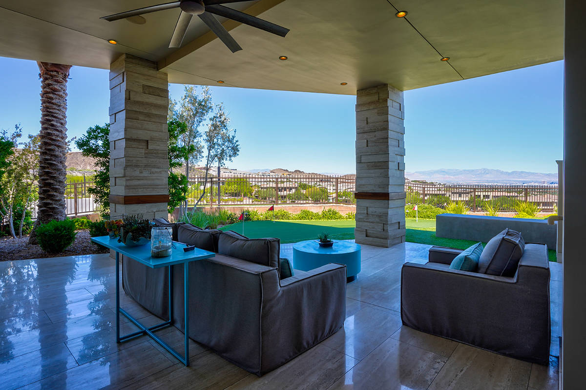 The patio. (Sun West Custom Homes)
