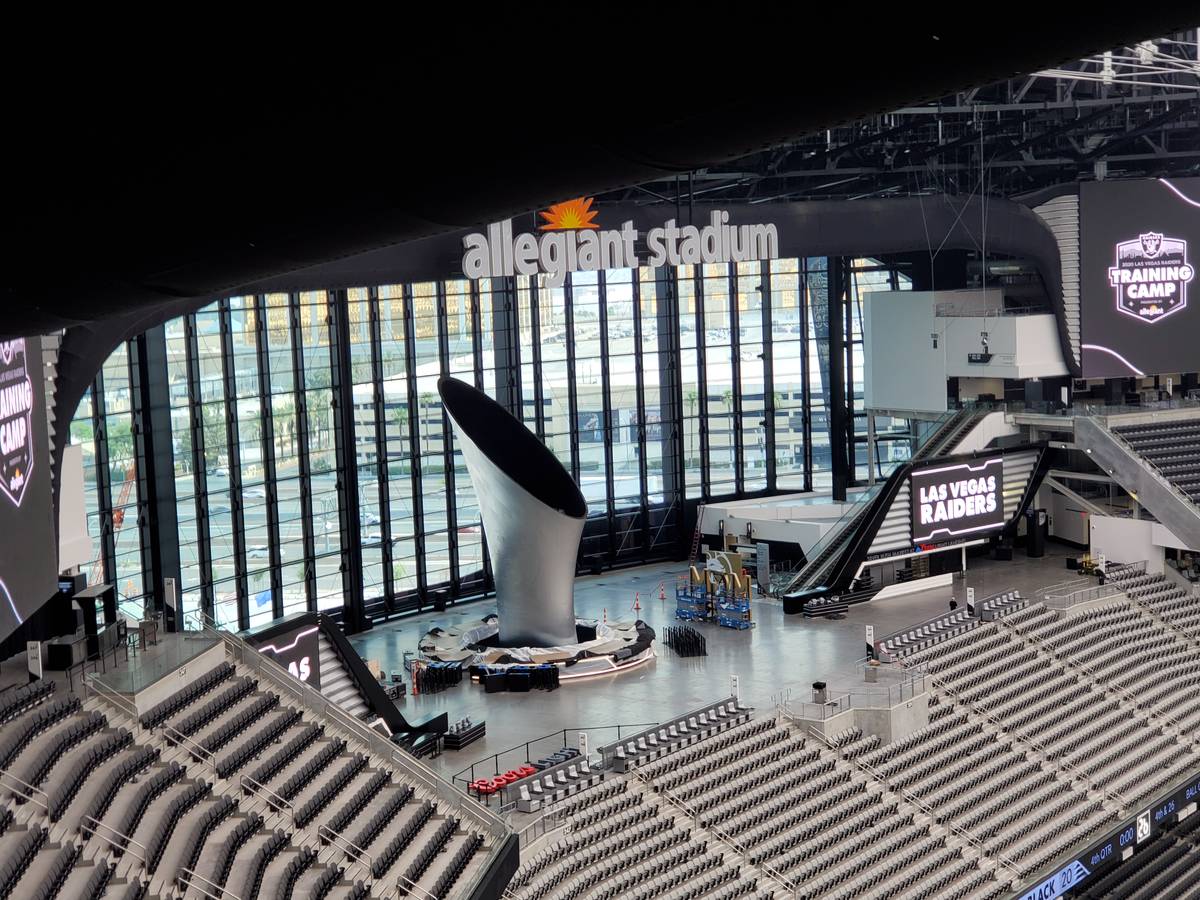Las Vegas Raiders stadium photos, first look Allegiant Stadium Las