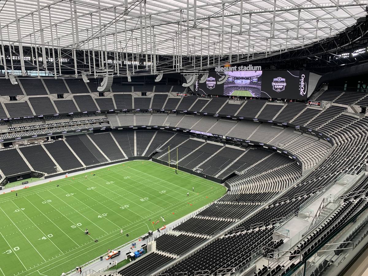 Allegiant Stadium Inside Las Vegas Raiders Stadium Updates Jedirich