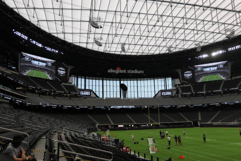 Las Vegas Raiders stadium photos, first look Allegiant Stadium Las