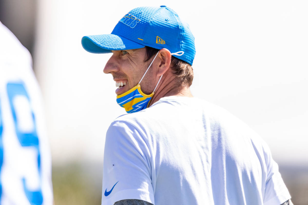 The Los Angeles Chargers practice during the acclimation period of Training Camp on Friday, Aug ...