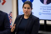State Senator Yvanna Cancela, D-Las., during the American Dream Project, an immigrant candidate ...