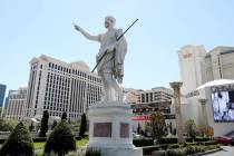 Caesars Palace won't reopen its Bacchanal Buffet by the end of August. (Elizabeth Brumley/Las V ...
