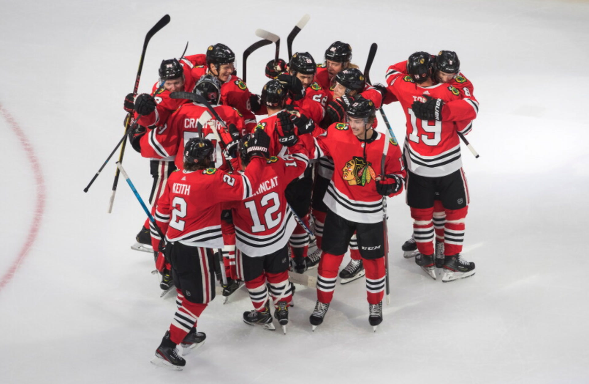 Kirby Dach scores first NHL goal in Blackhawks' loss to Golden Knights -  Chicago Sun-Times
