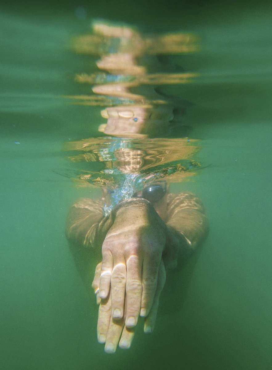 Bill May, who performed as a synchronized swimmer for 15 years with "O" by Cirque du Soleil bef ...