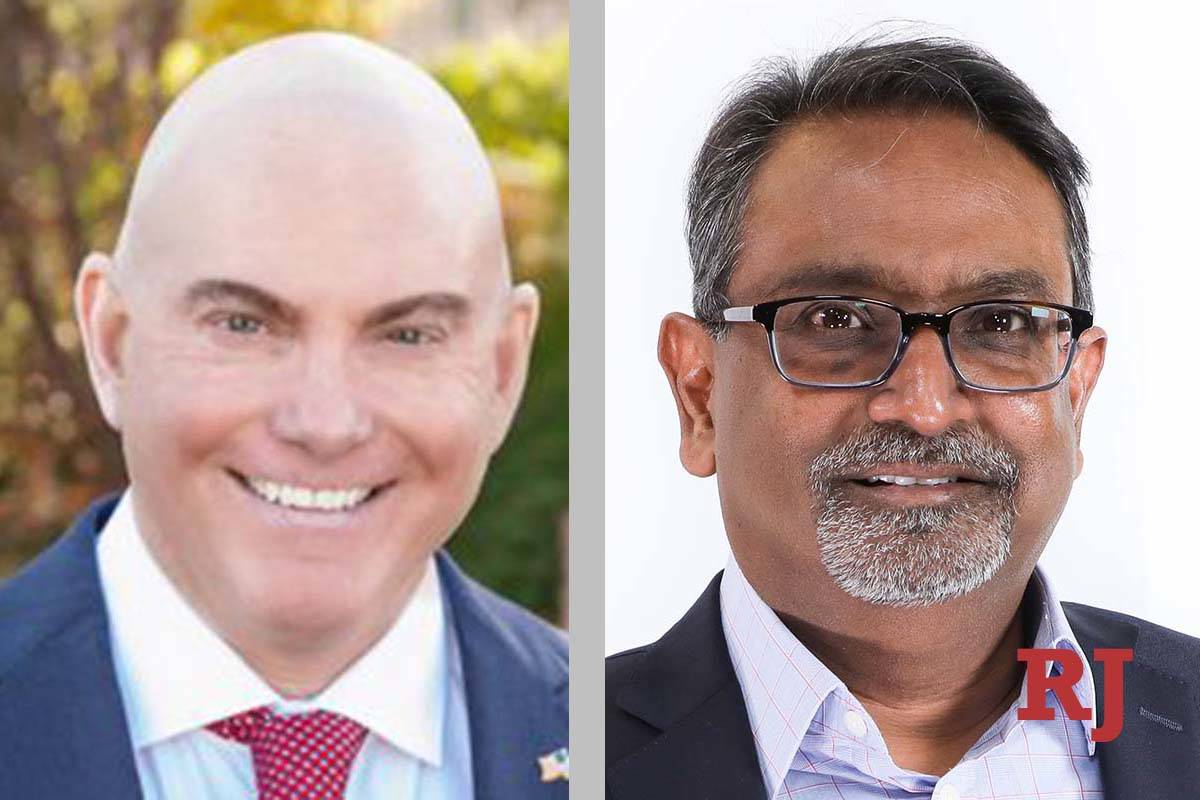 Byron Brooks and Swadeep Nigam, candidates for Nevada System of Higher Education Board ...