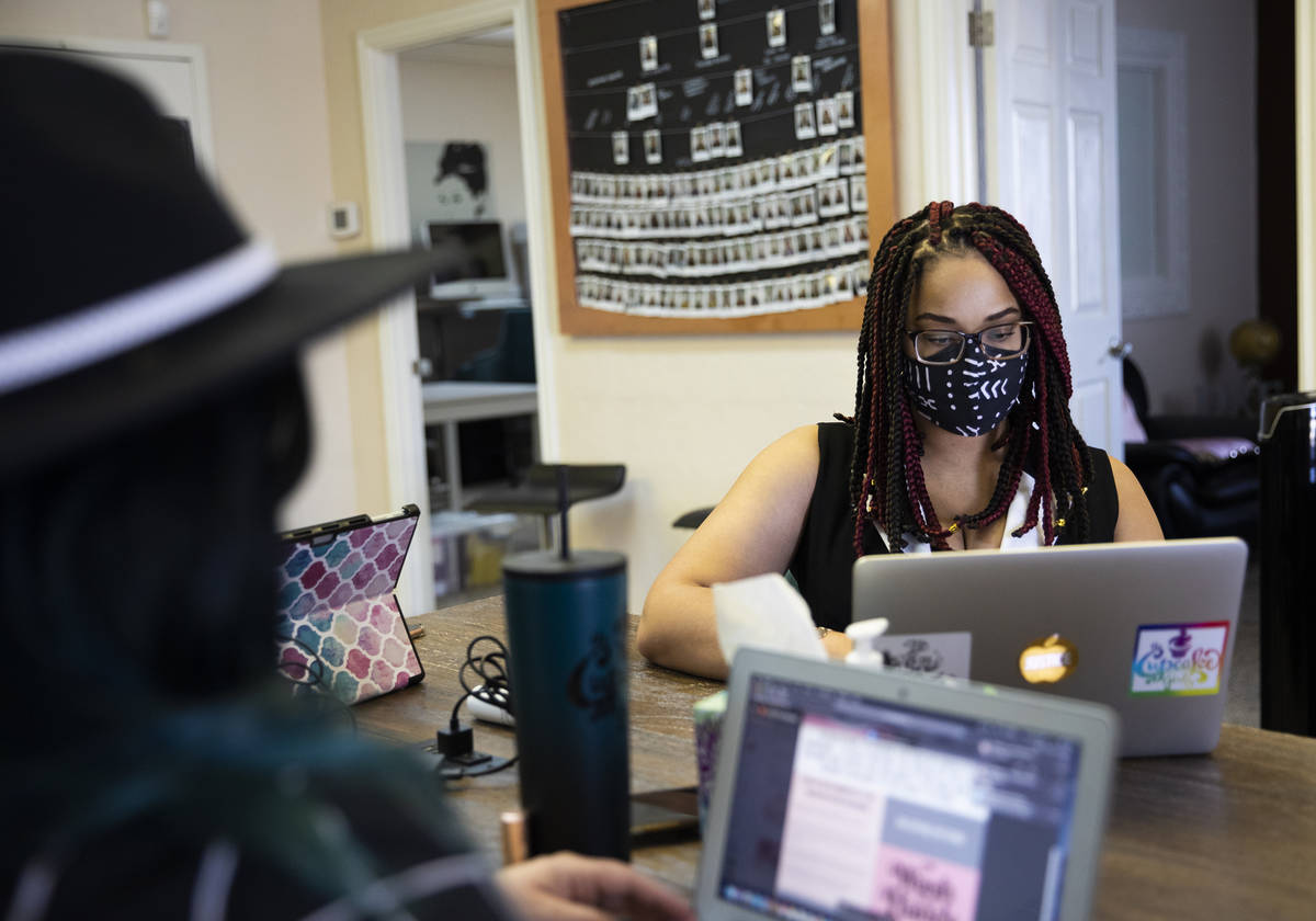 Bri Alex, program manager for The Cupcake Girls, a nonprofit organization that assists victims ...