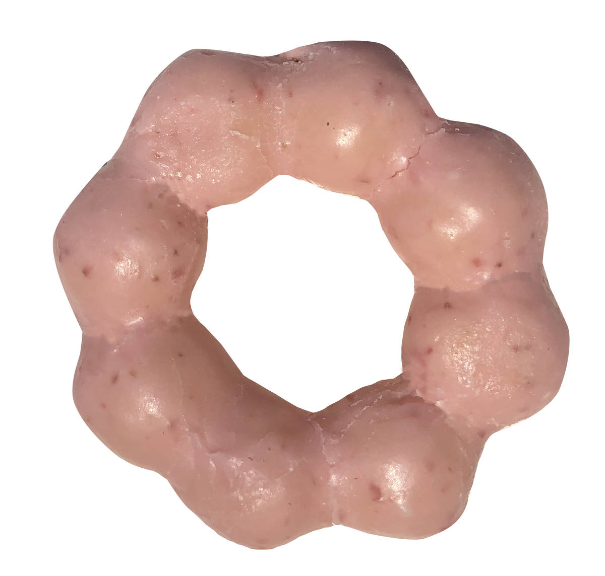 A strawberry doughnut from Paina Cafe. The establishment also offers more exotic flavors such a ...