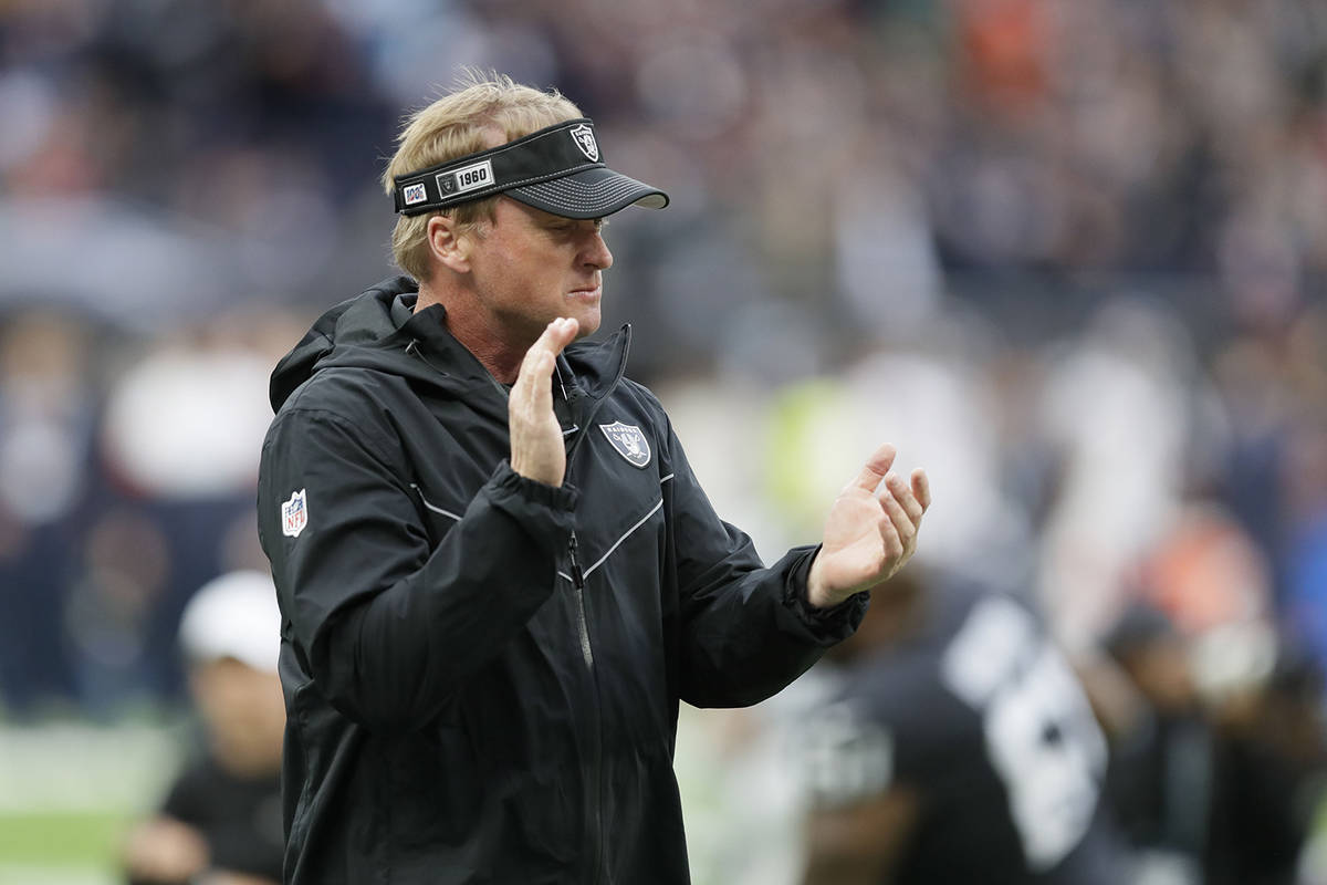 Jon Gruden has Raiders pointed in right direction in year 3 Raiders