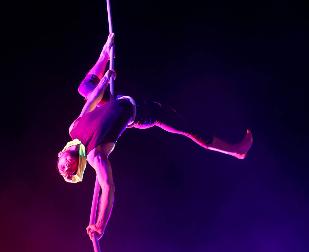 Jonathan Perez performs during Salvage City, a partnership of Insomniac and Spiegelworld direct ...