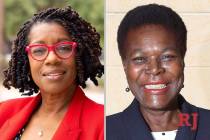Shondra Summers-Armstrong, left, and Katie Duncan, candidates for Nevada Assembly Dis ...
