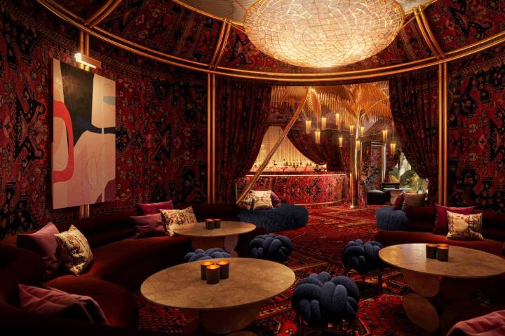 A rendering of The Shag Room at Commons Club, planned for the new Virgin Hotels Las Vegas. (Vir ...
