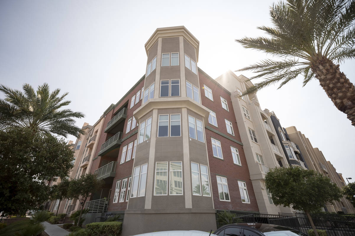 The Gramercy, a mixed-use complex in the southwest Las Vegas Valley is seen on Thursday, Aug. 2 ...