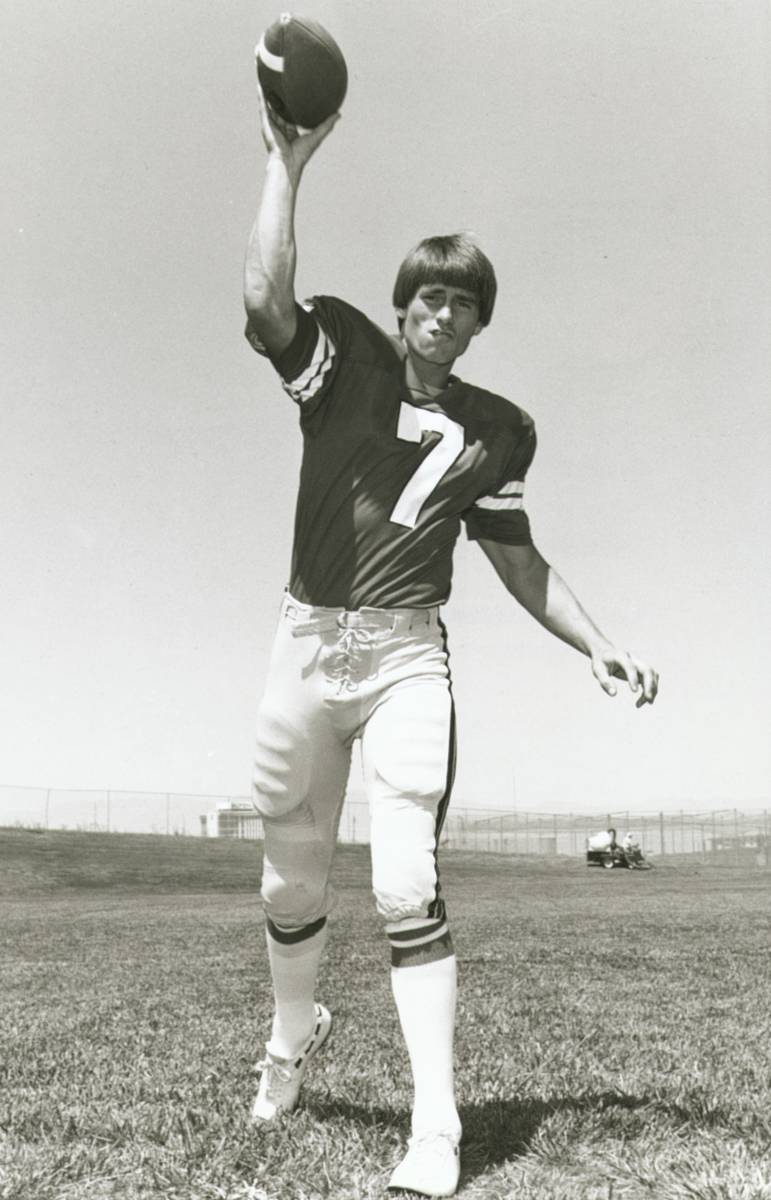 Longtime ESPN anchor Kenny Mayne was a quarterback at UNLV from 1979 to 1981. (UNLV athletics)