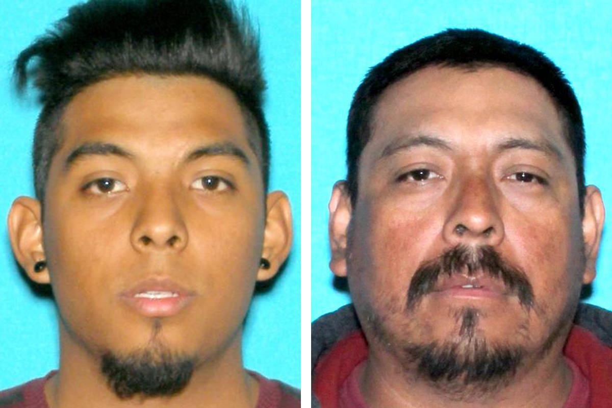 Erick Michel Rangel-Ibarra, left, and Jose Antonio Rangel (Las Vegas Metropolitan Police Depart ...