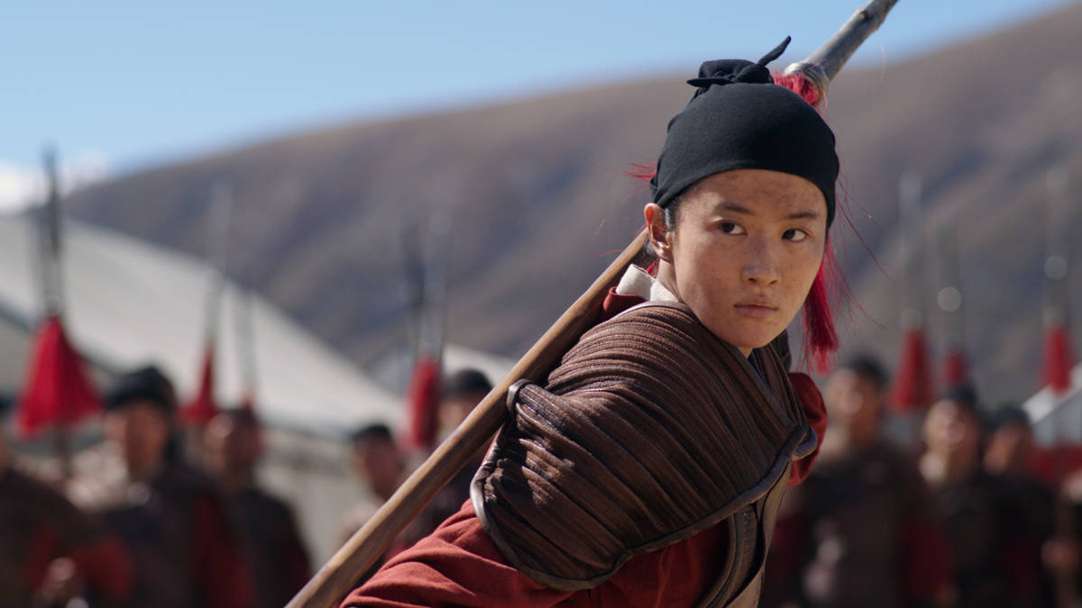 Yifei Liu portrays the title character in Disney's "Mulan." (Disney+)