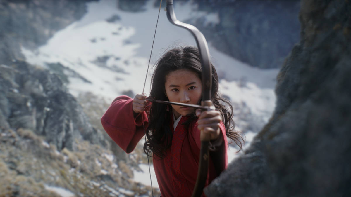 Yifei Liu portrays the title character in Disney's "Mulan." (Disney+)