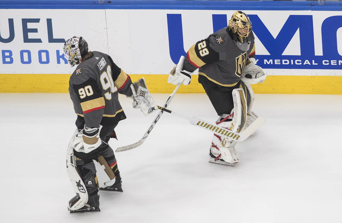 19++ Vegas golden knights starting goalie