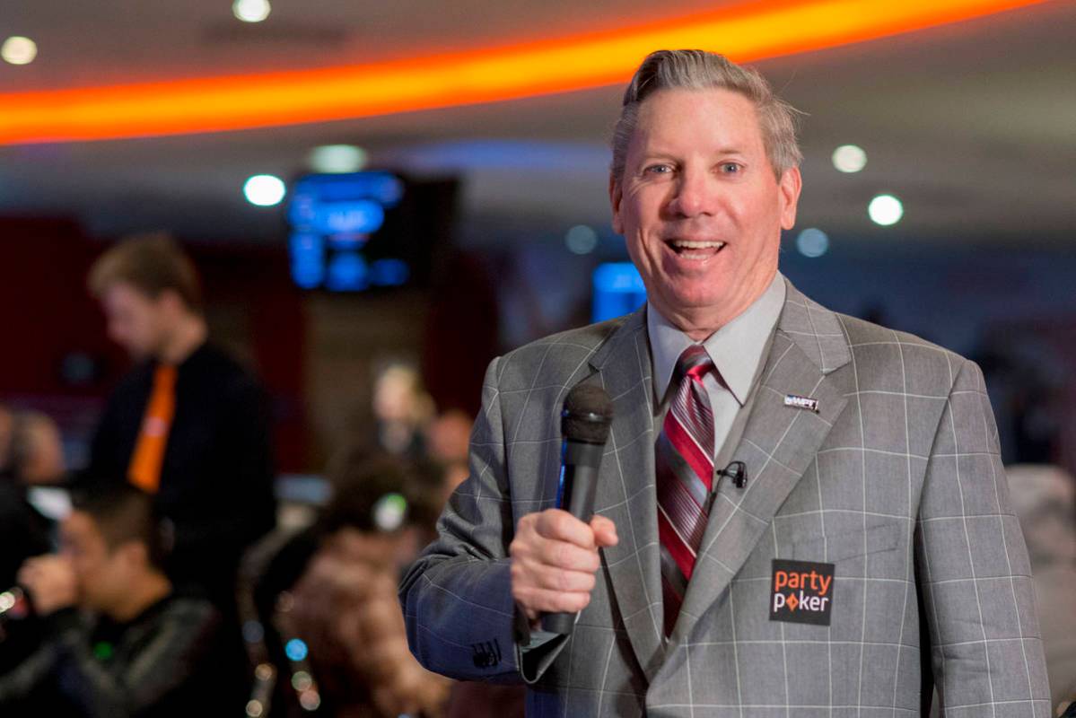 Mike Sexton, seen in an undated file photo, died Sunday at 72. He was a member of the Poker Hal ...