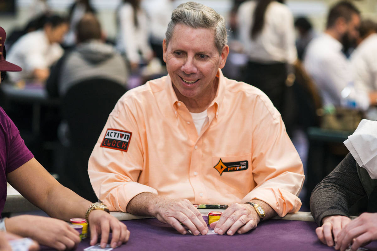 Mike Sexton, seen in an undated file photo, died Sunday at 72. He was a member of the Poker Hal ...