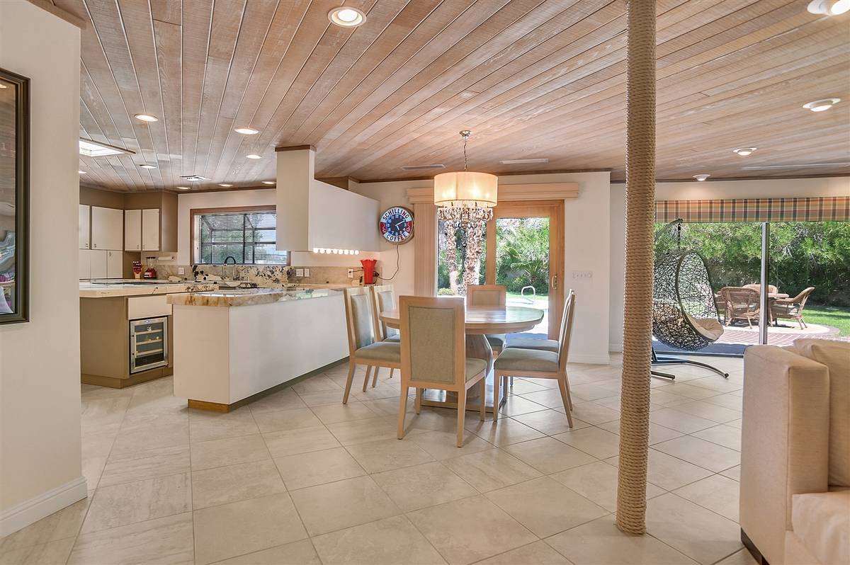 The kitchen opens to the patio. (Nartey Wilner Group)