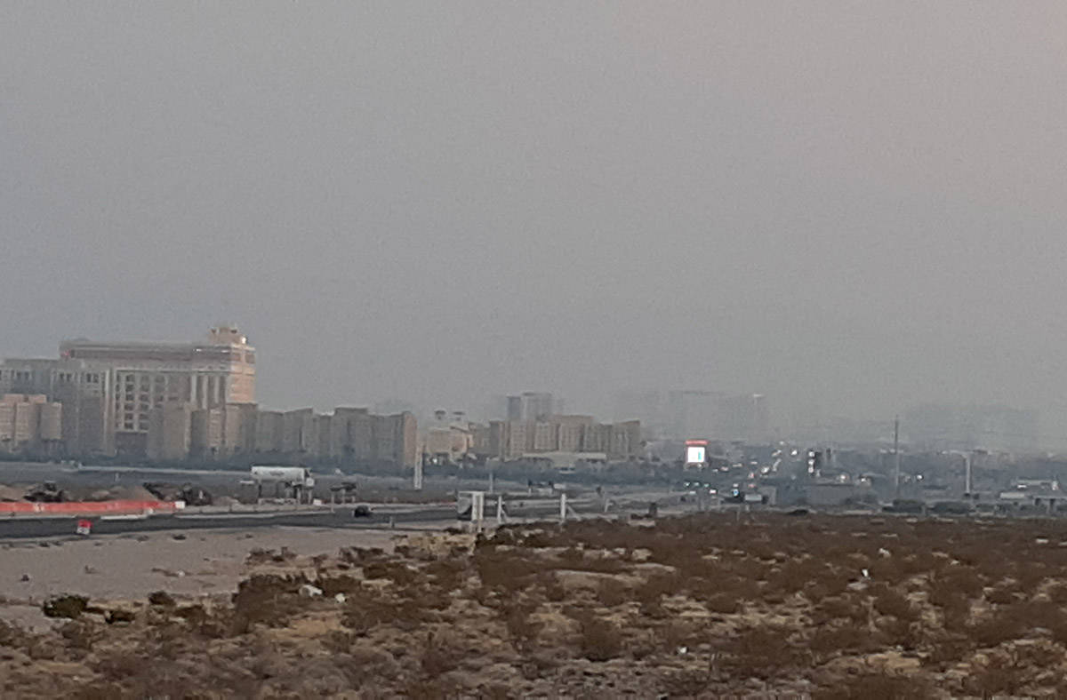 Clark County has issued a smoke advisory for the Las Vegas Valley through the weekend due to el ...