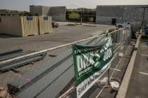 Dick's Sporting Goods store construction formerly a Sport Chalet in the Crossroads Commons stri ...