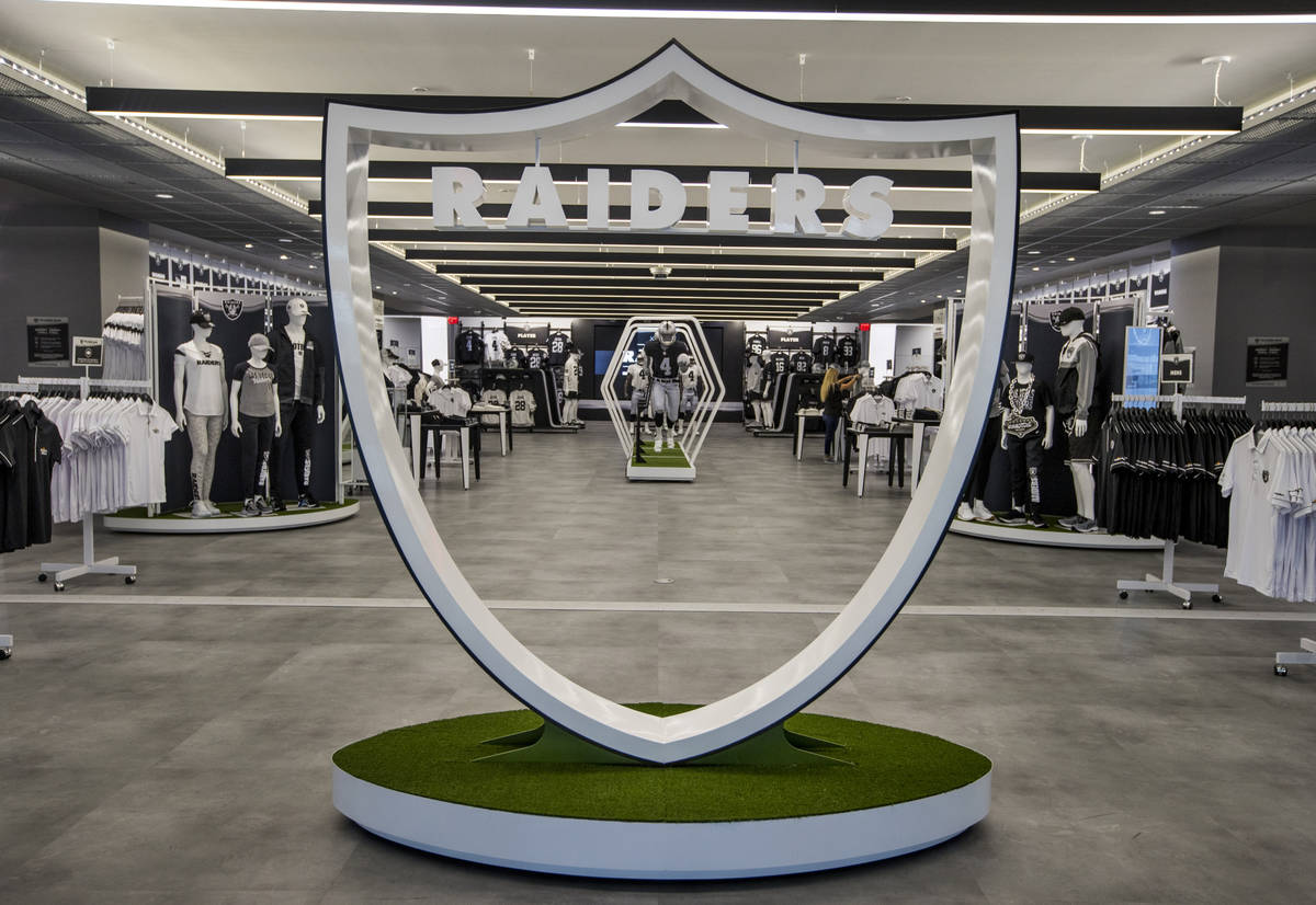 las vegas raiders team store