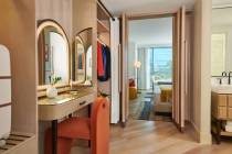 A rendering of a Virgin Hotels Las Vegas Opal Tower suite (courtesy Virgin Hotels Las Vegas)