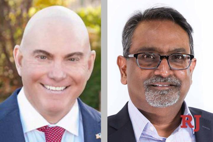 Byron Brooks and Swadeep Nigam, candidates for Nevada System of&# ...