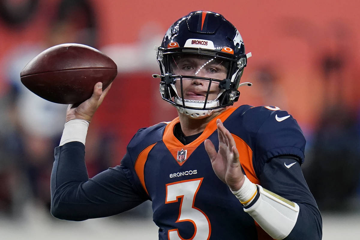 Drew Lock hoping to bounce back Sunday against Pittsburgh | Las Vegas