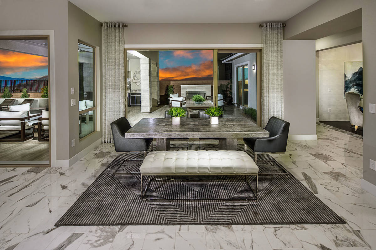 Summerlin builders offer indoor/outdoor living features Provided