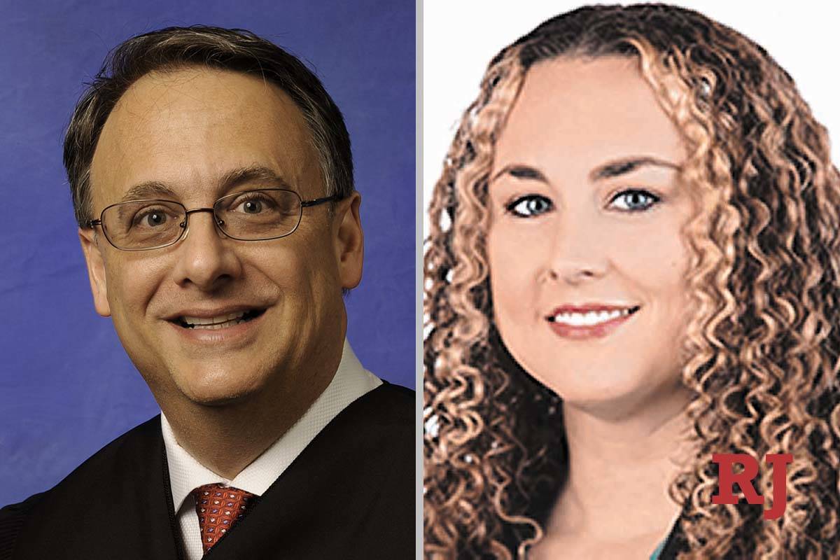 Richard Scotti and Carli Kierny, candidates for District Court Depatment 2 (Courtesy/Facebook)