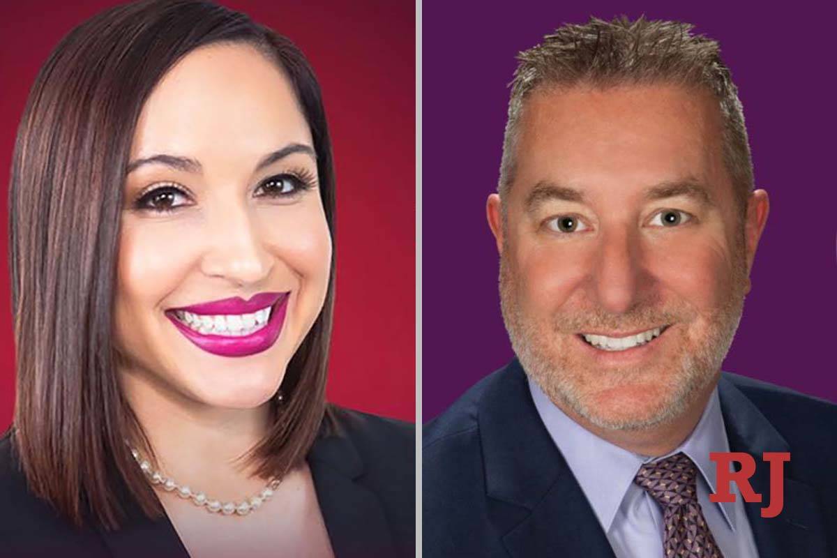 Monica Trujillo and Adam Ganz, candidates for District Court Department 3 (Facebook)