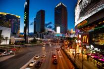 The Cosmopolitan of Las Vegas in March 2020. The casino-hotel topped reported locations of poss ...