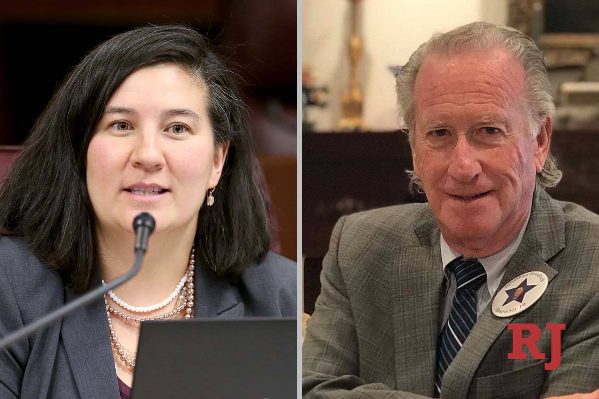 Rochelle Nguyen and Jonathan Friedrich, candidates for Nevada Assembly District 10 (Las Vegas ...