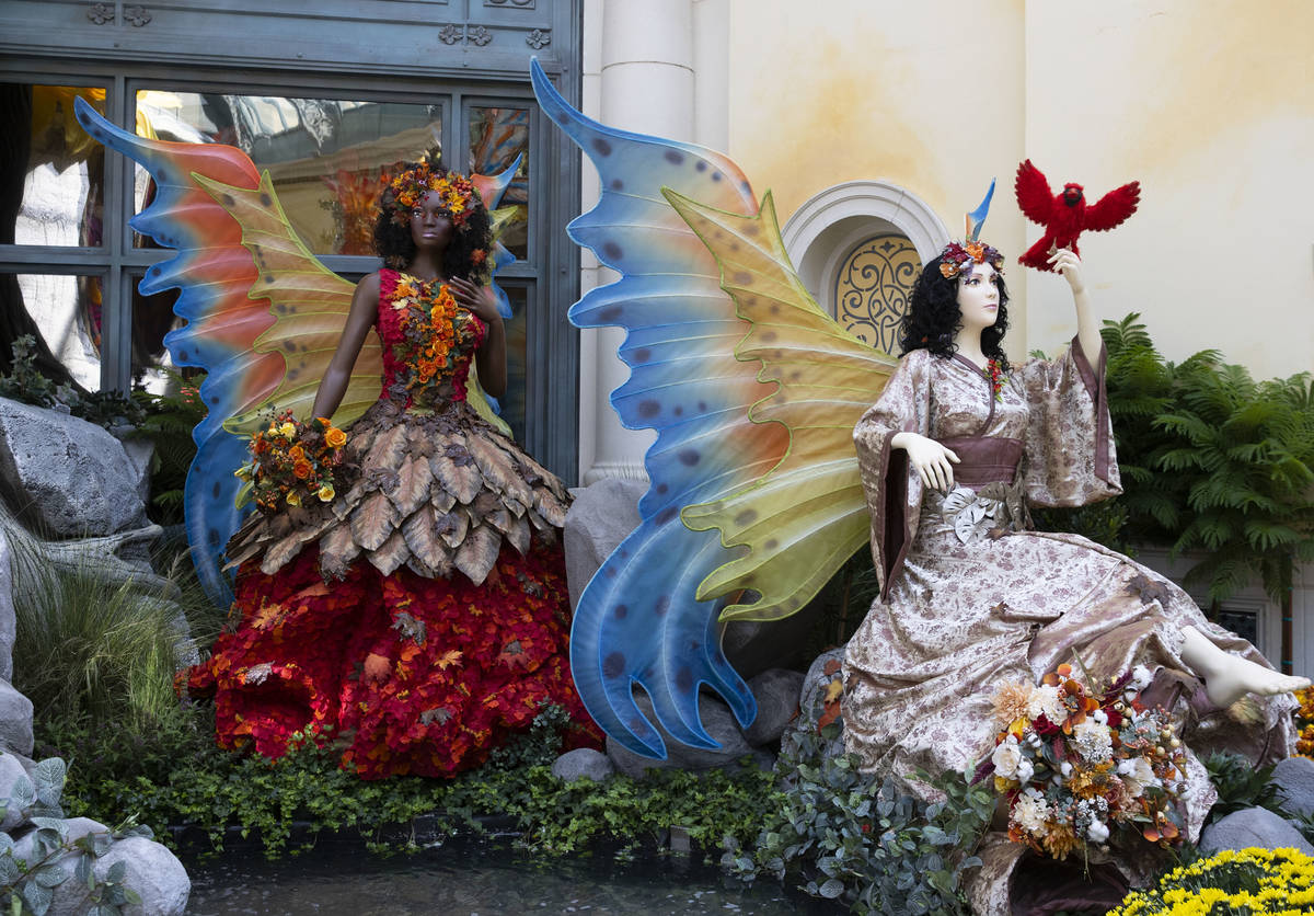 Enchanted fairies are displayed at the new fall display called ÒInto the WoodsÓ, at t ...