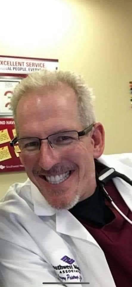 Greg Peistrup, APRN, ENP-C, CFRN, CEN, at North Vista Hospital in 2020. (Courtesy Kristin Bell- ...