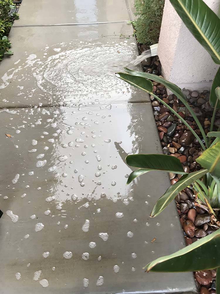 Rain fell briefly in Madeira Canyon near Henderson on Monday afternoon, Sept. 21, 2020. (Laura ...