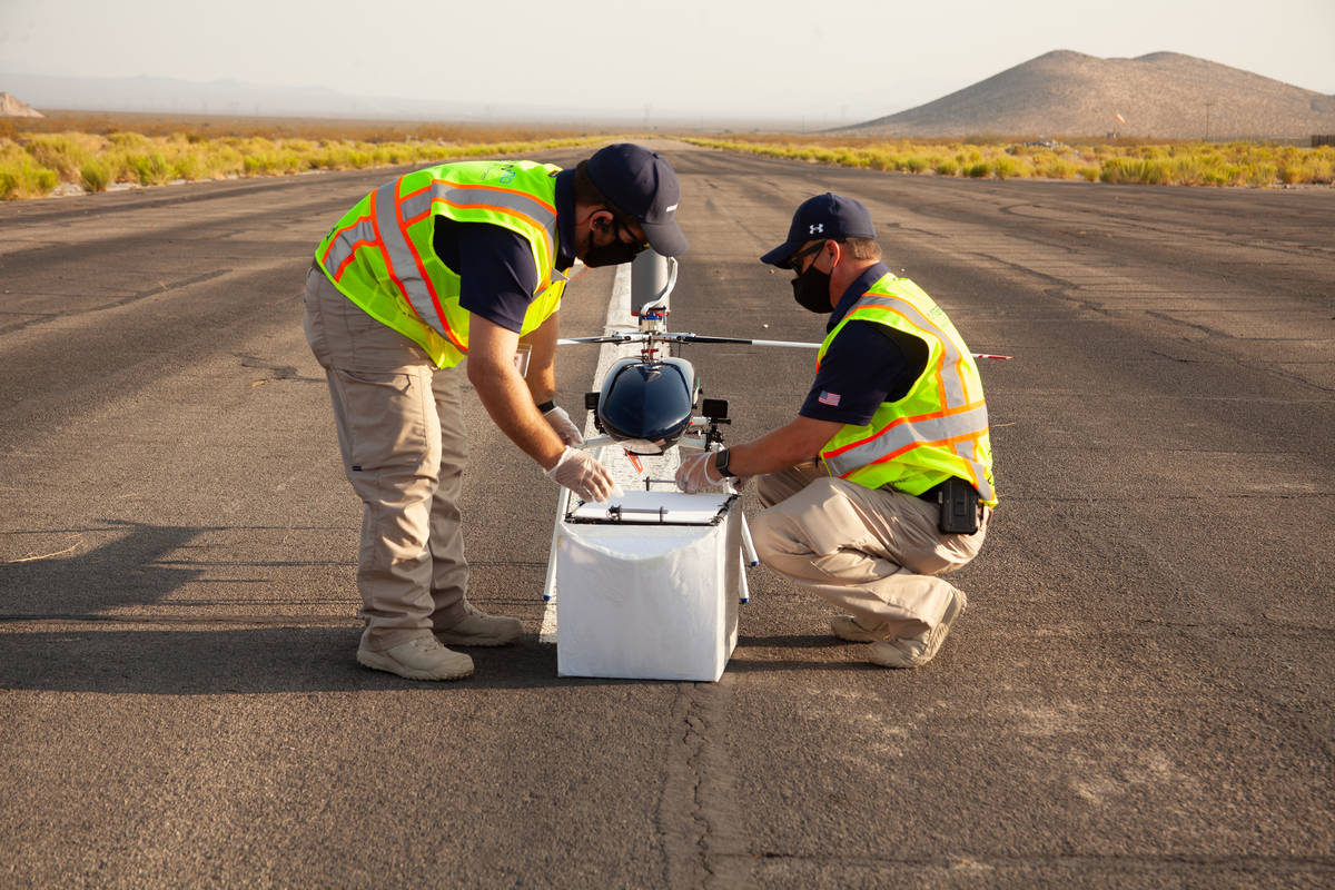 Drones carrying human organs flew over Las Vegas last week to see whether drones can save cruci ...