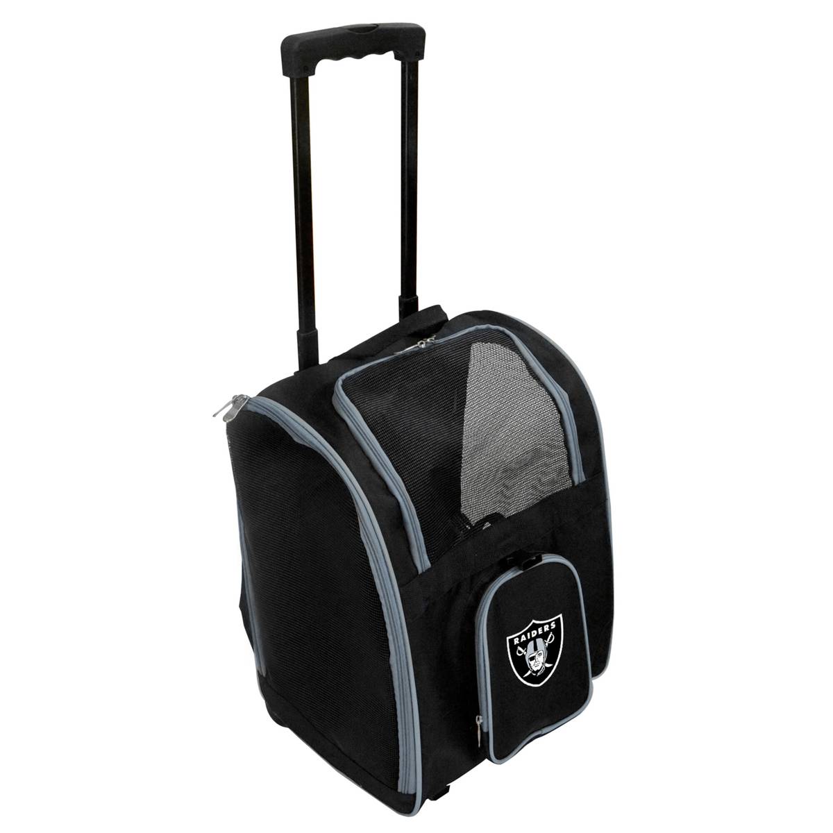 You and your Raiders-loving pet will be on a roll with this bag, which includes a faux-fur pad ...