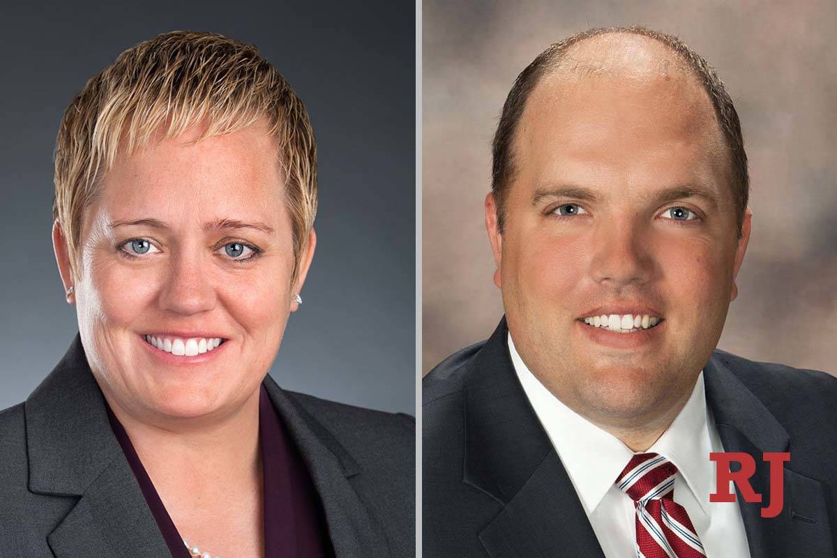 Tara Clark Newberry and Jacob Reynolds, candidates for District Court Department 21 (Face ...
