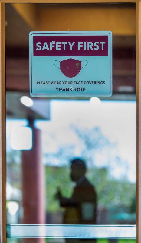 Faith Lutheran Middle School & High School has posted numerous signs about campus lunches w ...