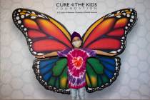 Miley Macias, 8, poses for a photo during the opening ceremony of the state's first in-clinic l ...