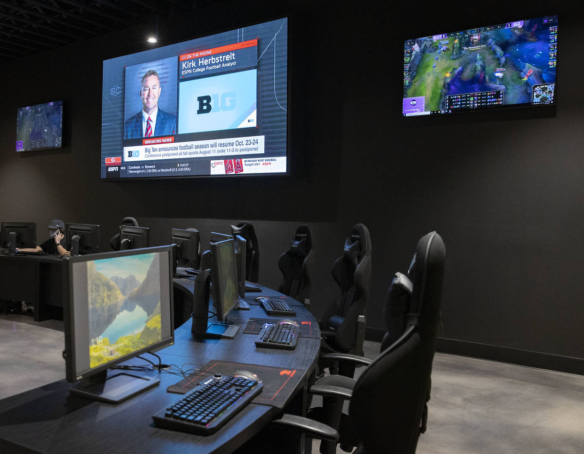A 4,500-sqaure-foot space for esports tournaments and casual gaming at the Tuscan Highlands apa ...