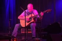 Gold Top Bob performs at Sand Dollar Lounge on Saturday, July 31, 2020. (John Katsilometes/Las ...