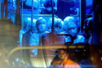 Residents of the Oakmont Gardens senior home evacuate as the Shady Fire approaches in Santa Ros ...