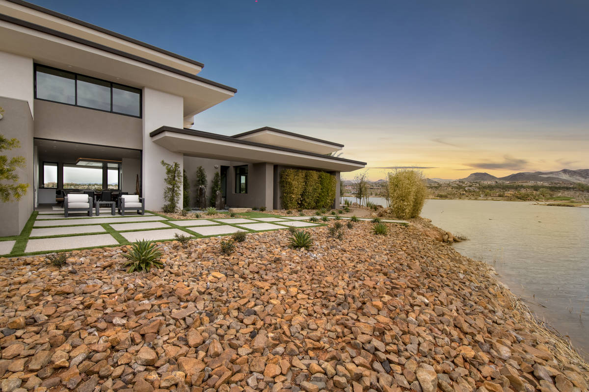 An 8,838-square-foot home at 23 Summer House Drive in Henderson's Lake Las Vegas community rece ...