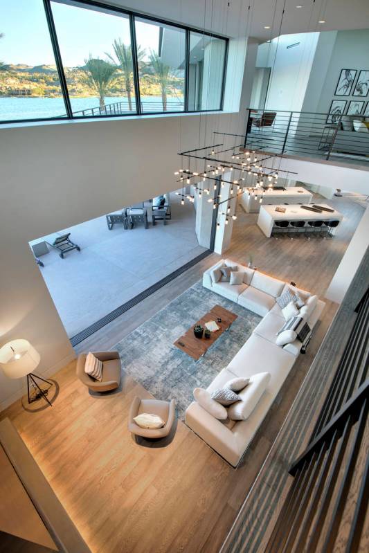 An 8,838-square-foot home at 23 Summer House Drive in Henderson's Lake Las Vegas community rece ...